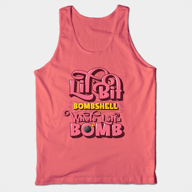 Feminist Bombshell Tank Top by Sideways Tees